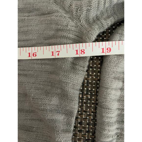 Helmut Lang Assymetric Mesh-Net Top Womens M Wool Alpaca Fairy Grunge Shirt - Picture 16 of 16